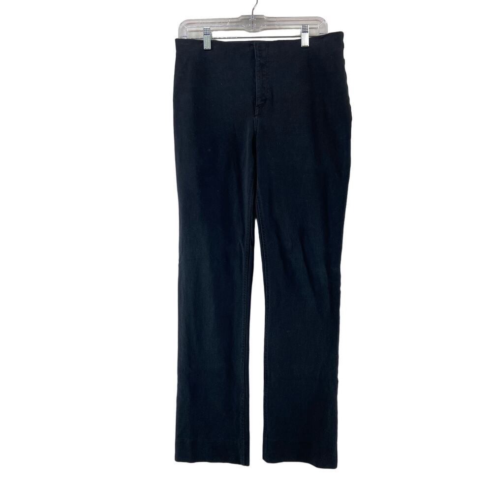MM LaFleur Black Adjustable Hem Pants Size 8